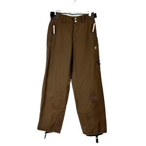 DNA Ski Pants Womens Size 10 Brown Snowboard Insulated Lightweight Winter Fun